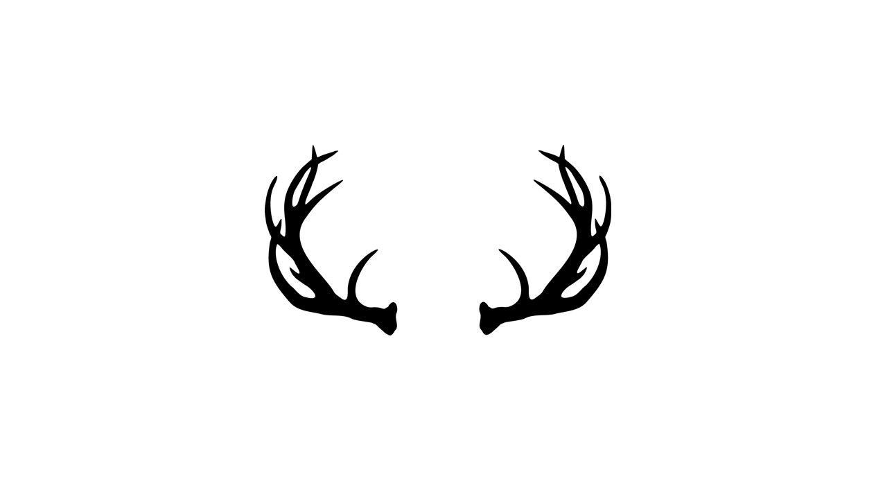 1264x694 Vector Deer Antler Clip Art Deer Antler