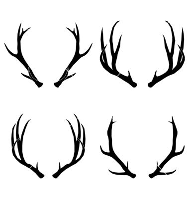 Antler Vector Images 380x400 Antler Vector Images