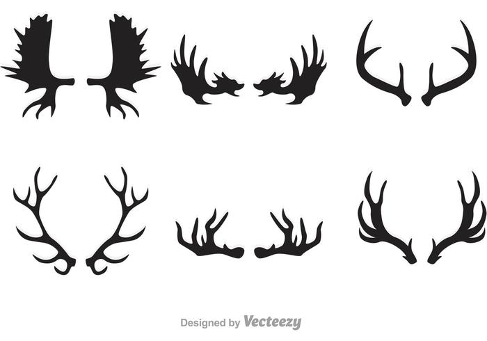 Deer And Moose Horn Vectors 700x490 Deer And Moose Horn Vectors
