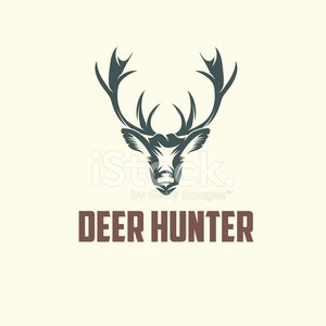 300x300 Deer Hunter Vector Design Template Premium Clipart