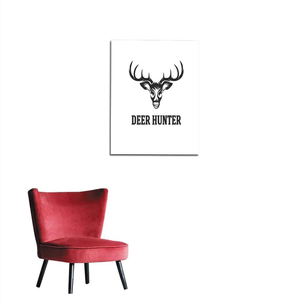 1000x1000 Longbuyer Wall Sticker Decals Deer Hunter Vector