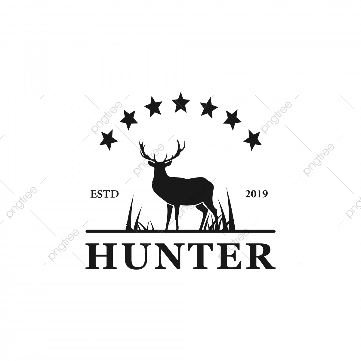 1200x1200 Deer Hunter Badge Logo Design, Deer, Head, Illustration Png