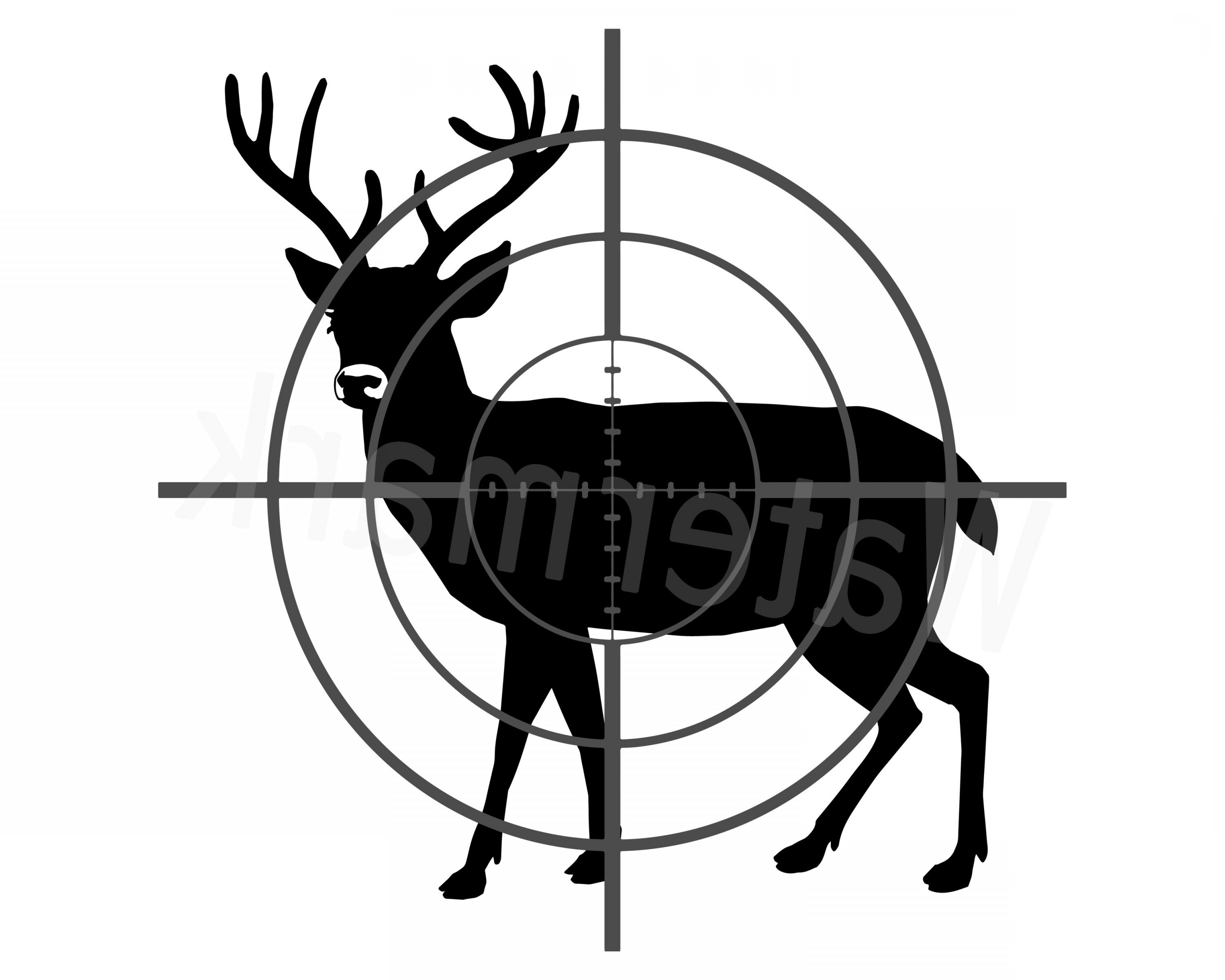 3600x2880 Vector Deer In Scope Hoodamathrun