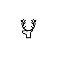 Free Deer Logo Vector 200x200 Free Deer Logo Vector