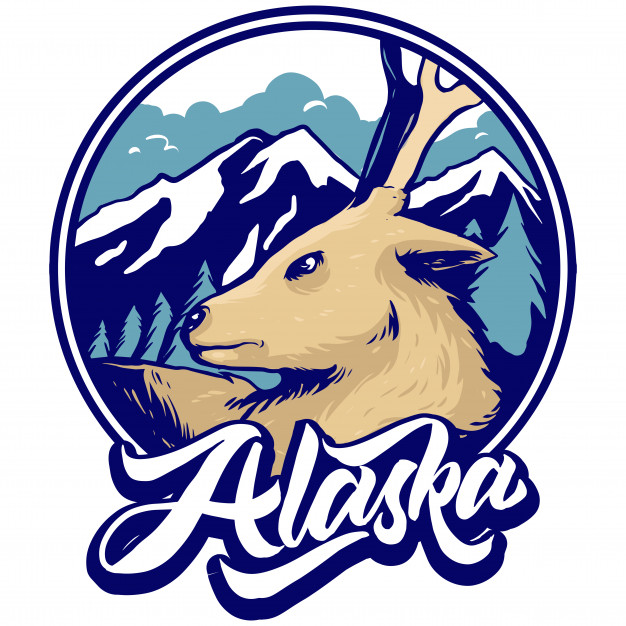 Deer And Mountain Winter Scene Landscape Vector Premium Download 626x626 Deer And Mountain Winter Scene Landscape Vector Premium Download