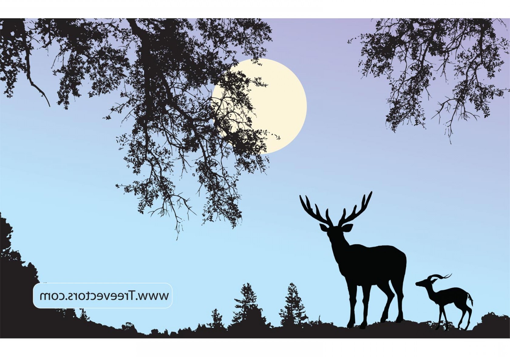 Nature Scene Vector With Deer Geekchicpro 1680x1176 Nature Scene Vector With Deer Geekchicpro