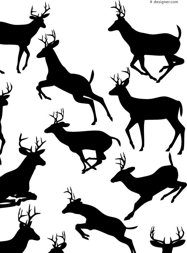 Deer Silhouette Vector