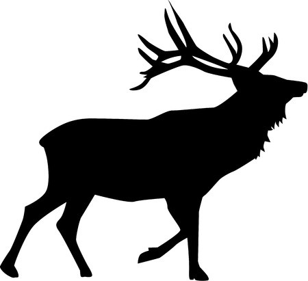 Deer Silhouette Vector At Vectorified.com 