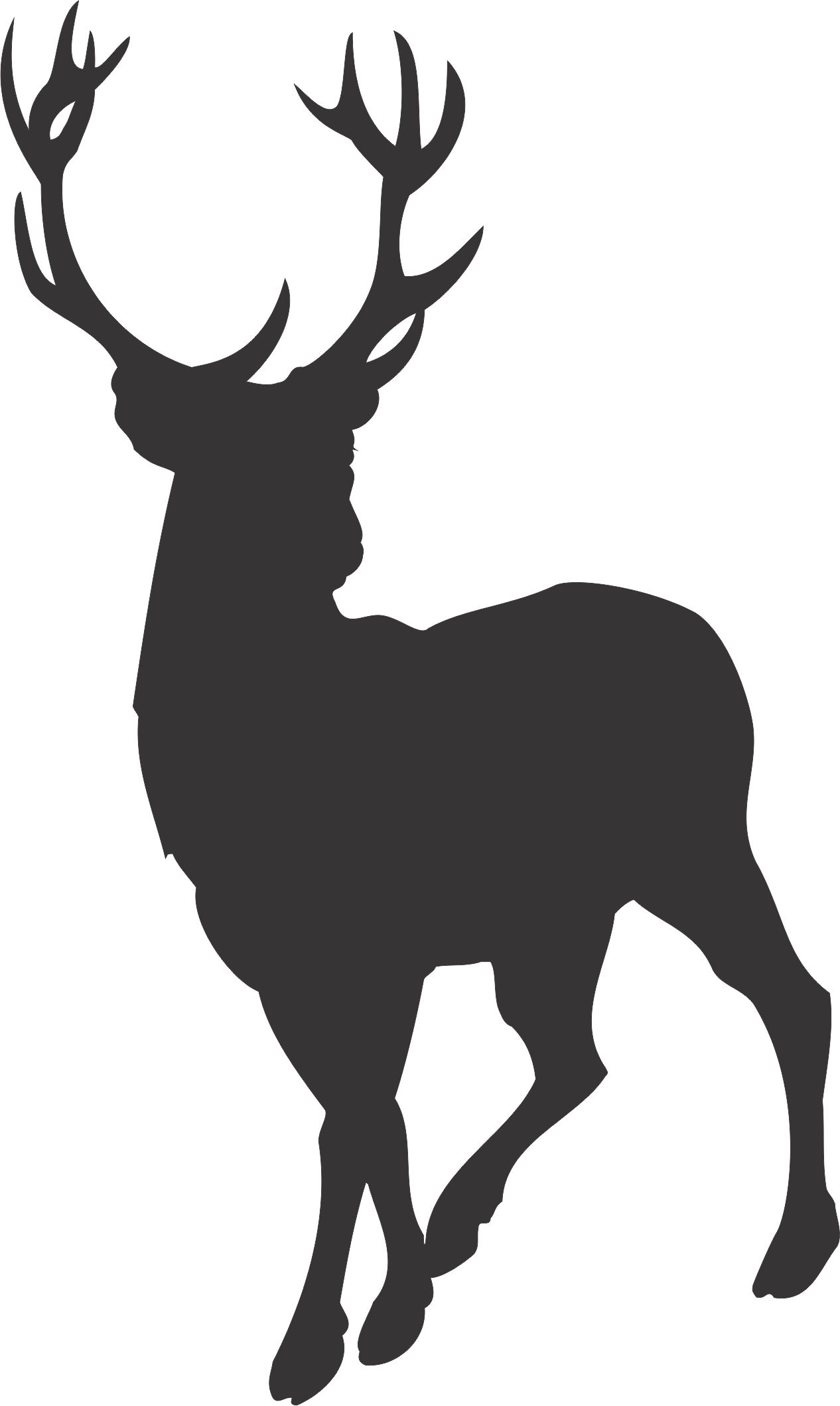 1266x2118 Free Download Stag Silhouette Clipart For Your Creation