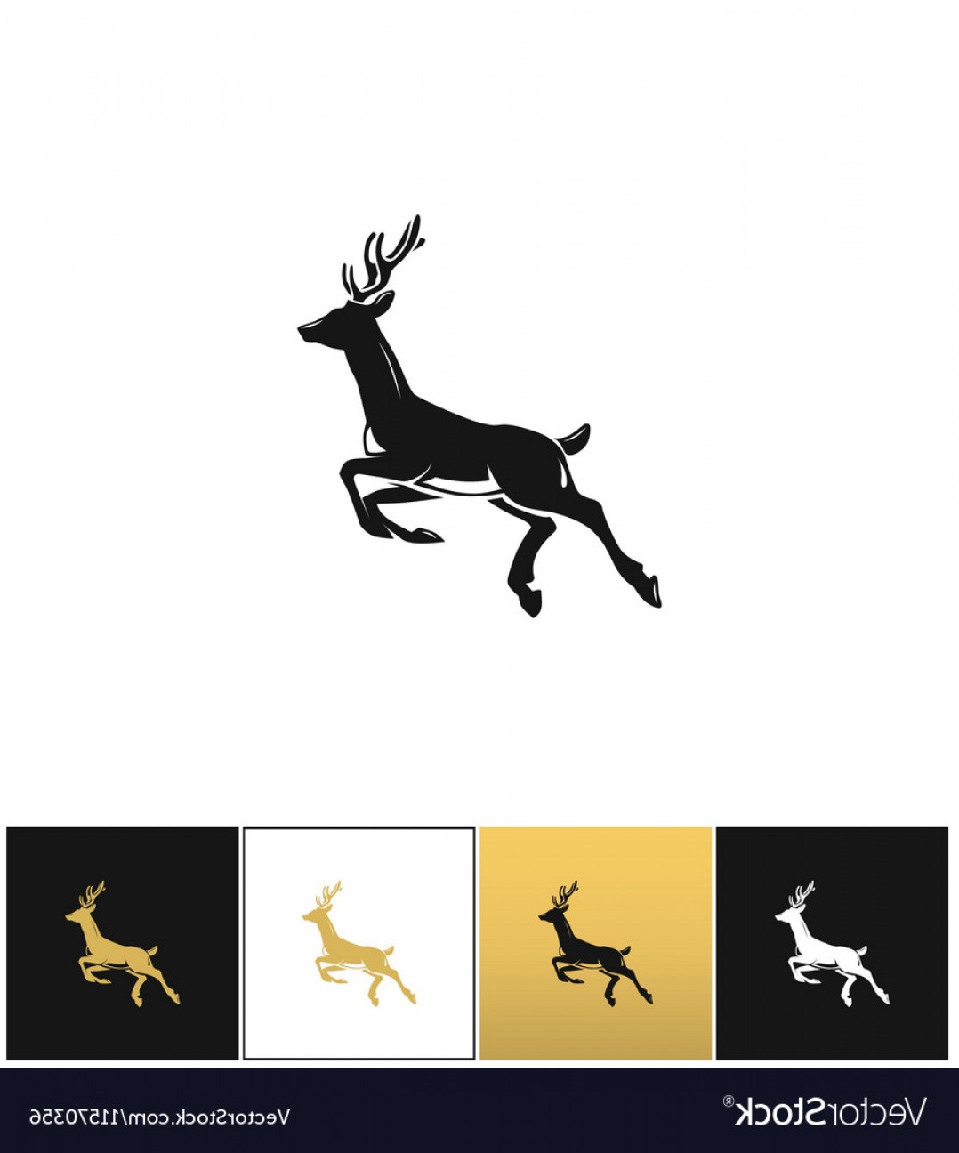 1078x1296 Deer Silhouette Or Reindeer Icon Vector Handandbeak