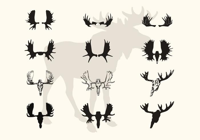 700x490 Deer Skull Free Vector Art
