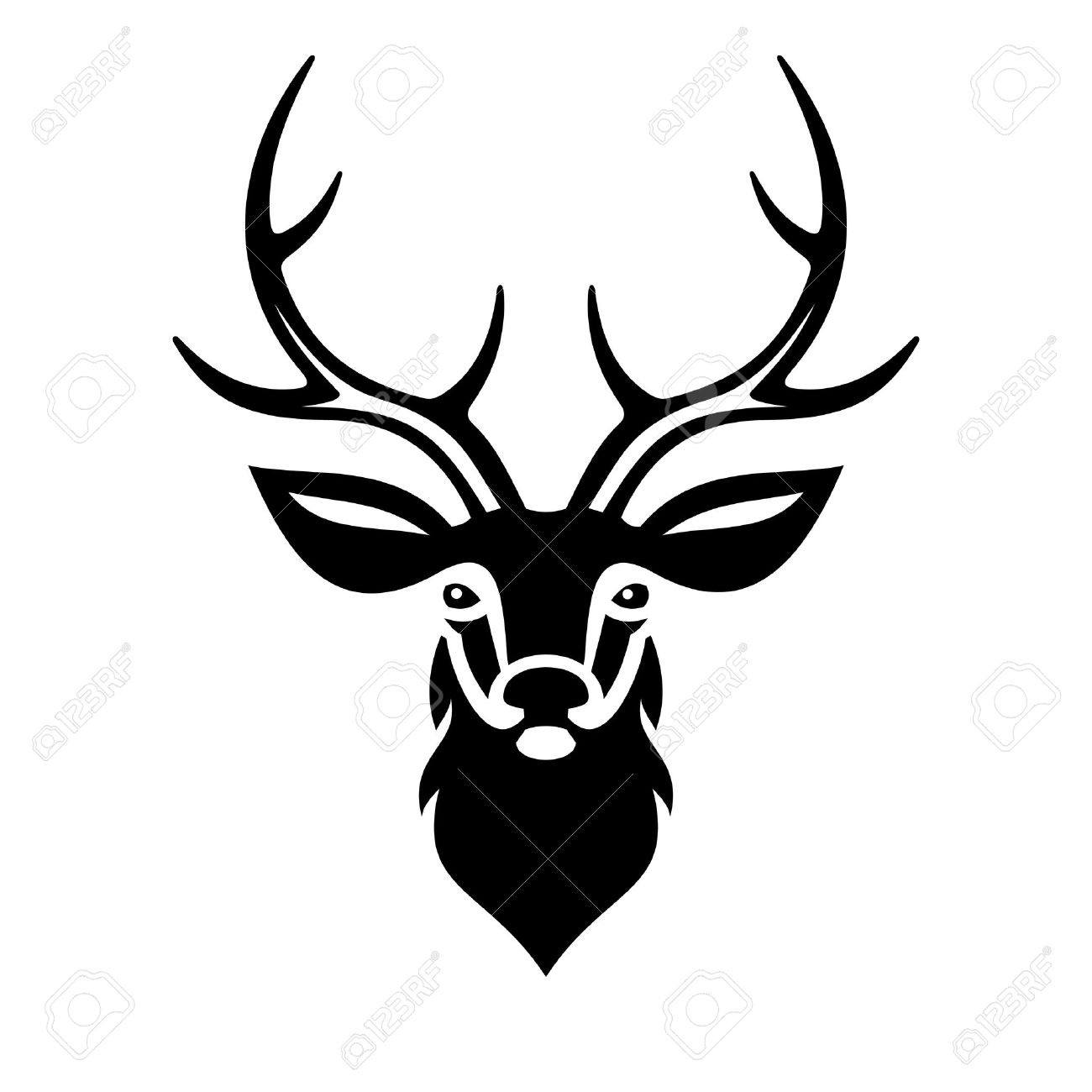 Download Deer Skull Silhouette Vector at Vectorified.com ...