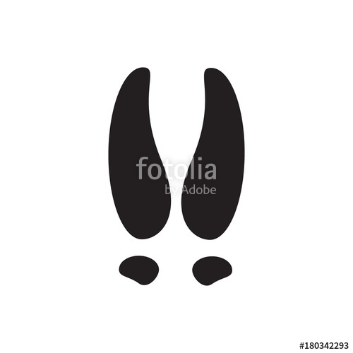 500x500 Deer Footprint Stock Image And Royalty Free Vector