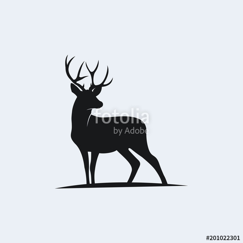 500x500 Deer Vector Illustration Stock Image And Royalty Free Vector