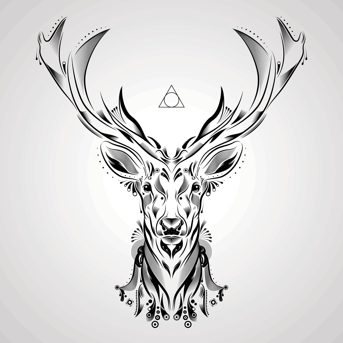 1200x1200 Deer Vector Art Rebelarts Nomadsamphippies In Vector Art