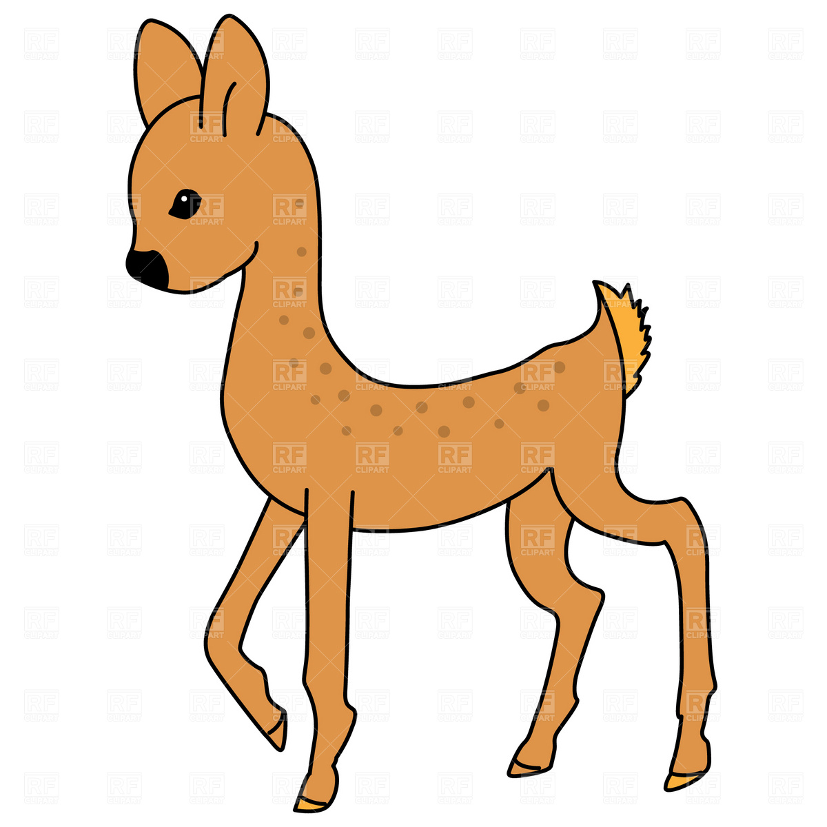 1200x1200 Young Deer Vector Image Of Plants And Animals Piekno