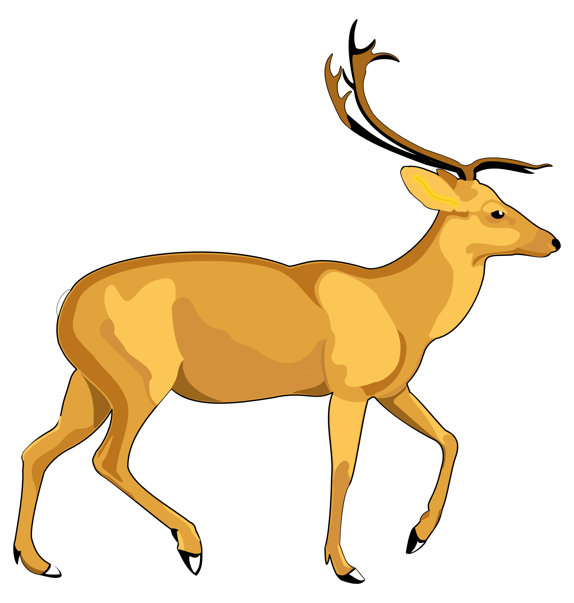 Deer Vector Png Image 1950x2050 Deer Vector Png Image