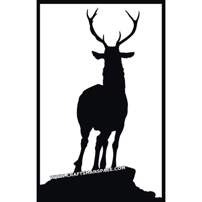 Deer Vector Silhouette 800x800 Deer Vector Silhouette