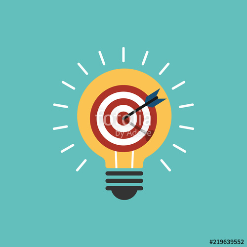 Define The Goal Idea Target Icon Vector Stock Image And Royalty 500x500 Define The Goal Idea Target Icon Vector Stock Image And Royalty