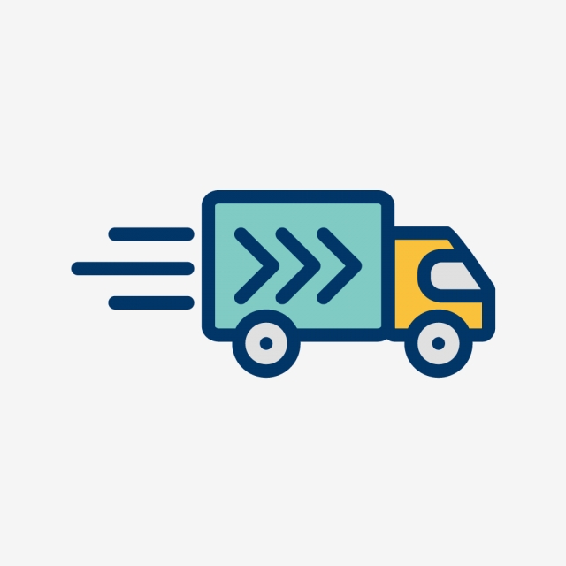 640x640 Vector Delivery Truck Icon, Truck Icon, Van Icon, Fast Icon Png