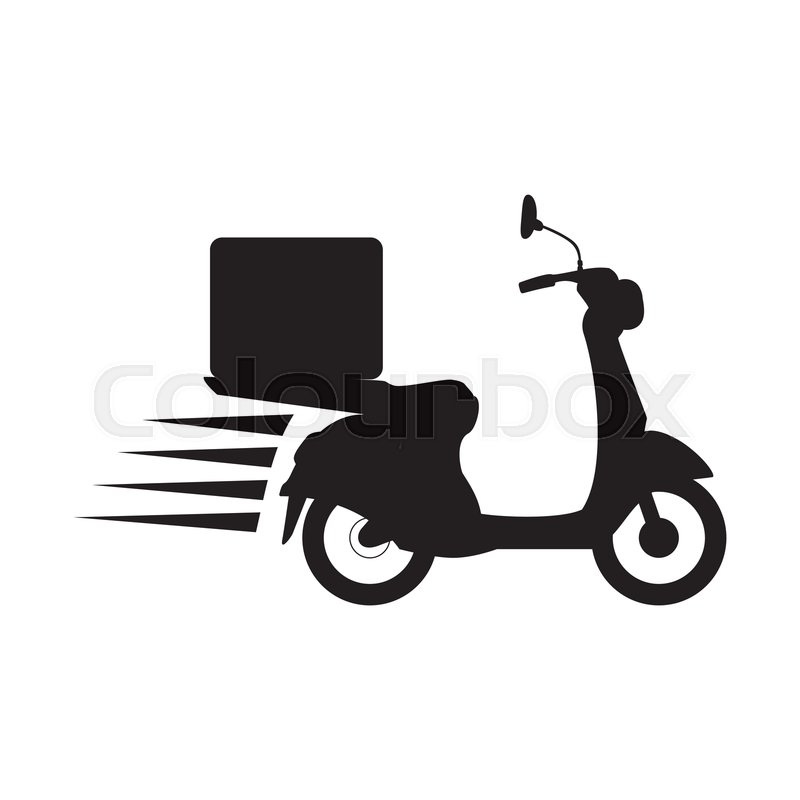 800x800 Contour Fast Food Delivery Icon, Stock Vector Colourbox