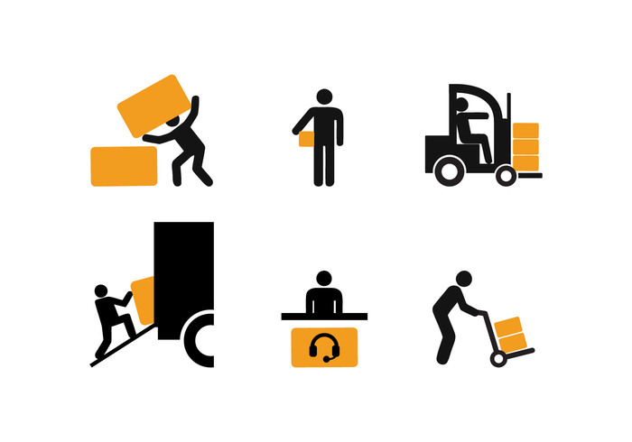 700x490 Delivery Man Vector