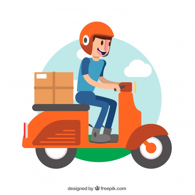 Delivery Man Vector At Vectorified.com 