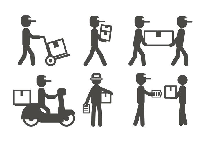 700x490 Delivery Man Vector