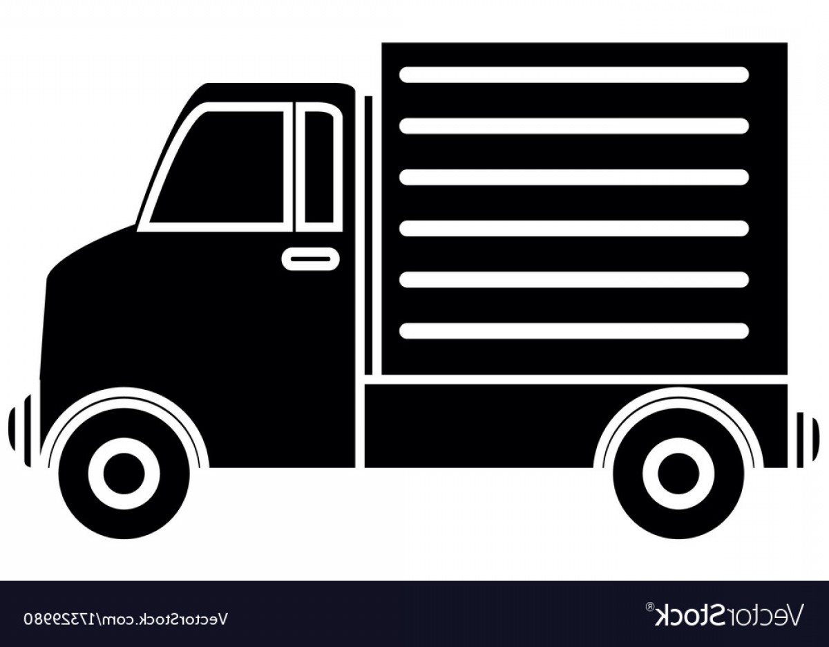 1200x936 Delivery Truck Isolated Icon Vector Soidergi