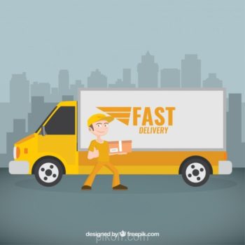 350x350 Delivery Truck Design Free Download