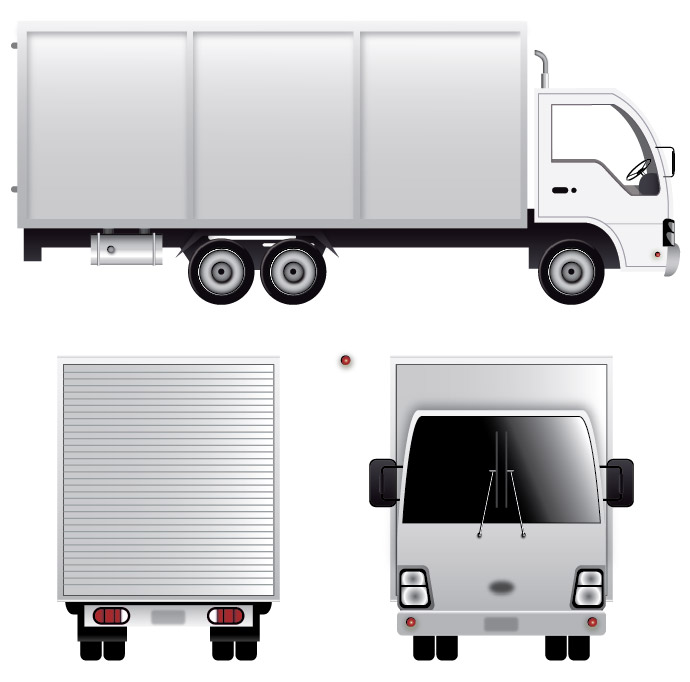 690x682 Cargo Van Free Vector Free Vectors Ui Download