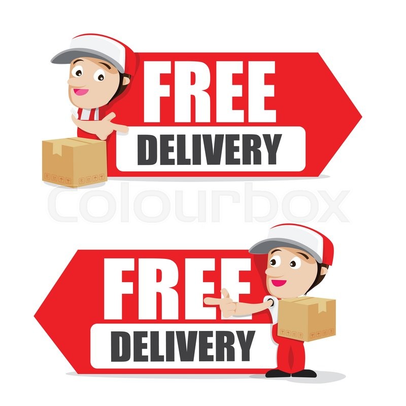 Smile Delivery Man Handling The Box Stock Vector Colourbox 800x800 Smile Delivery Man Handling The Box Stock Vector Colourbox