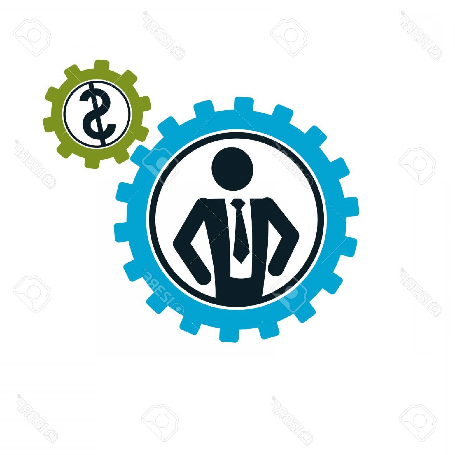 1560x1560 Photostock Vector Successful Businessman Creative Logo Vector