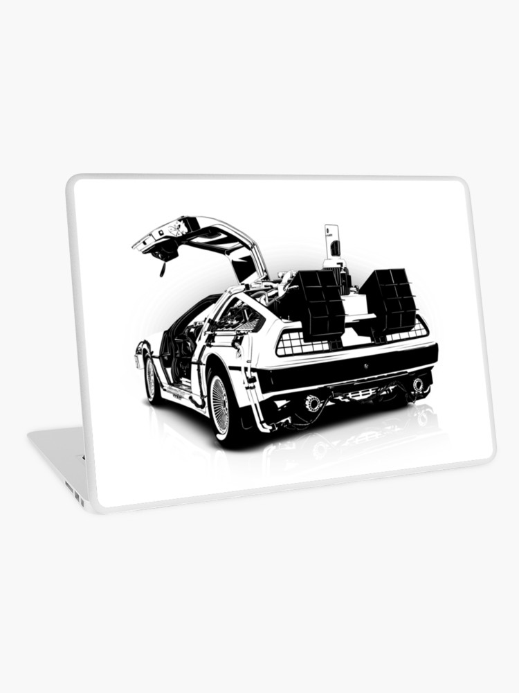 750x1000 Delorean Vector Laptop Skin