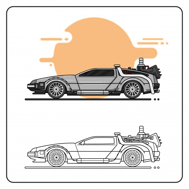 626x626 Twin Turbo Grey Car Easy Editable Vector Premium Download