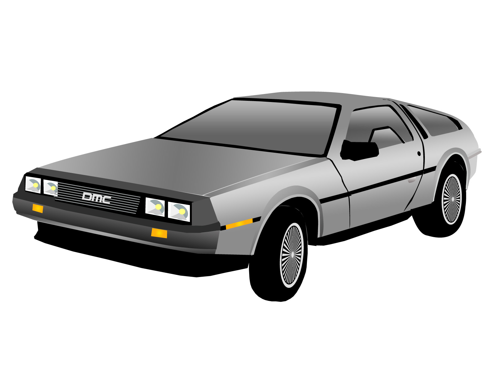 1600x1200 Delorean Car Clipart Free Cliparts Download Images
