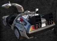 190x136 Delorean Vector Kids' Premium Hoodie Spreadshirt