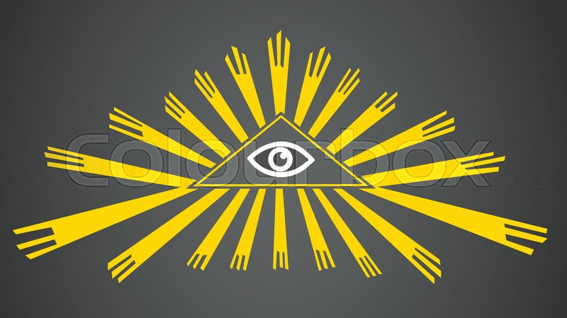 800x449 Vector Eye Of Providence The Stock Vector Colourbox