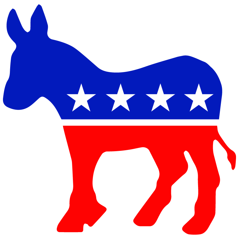 800x800 Democratic Party Donkey Vector Logo Free Vector Silhouette