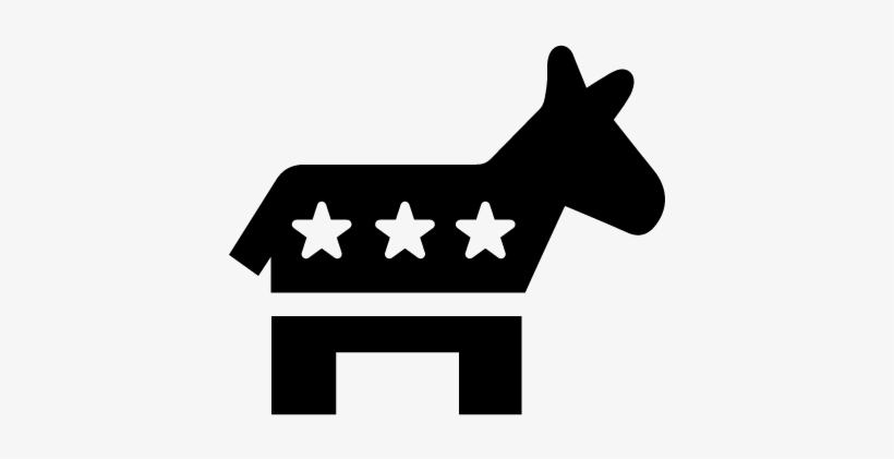 820x421 Donkey Americal Political Symbol Of Democrats Vector