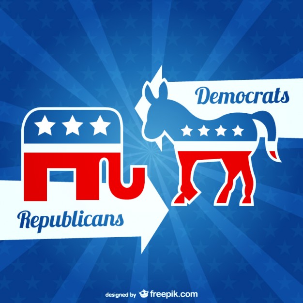 626x626 Republicans And Democrats Vector Vector Free Download