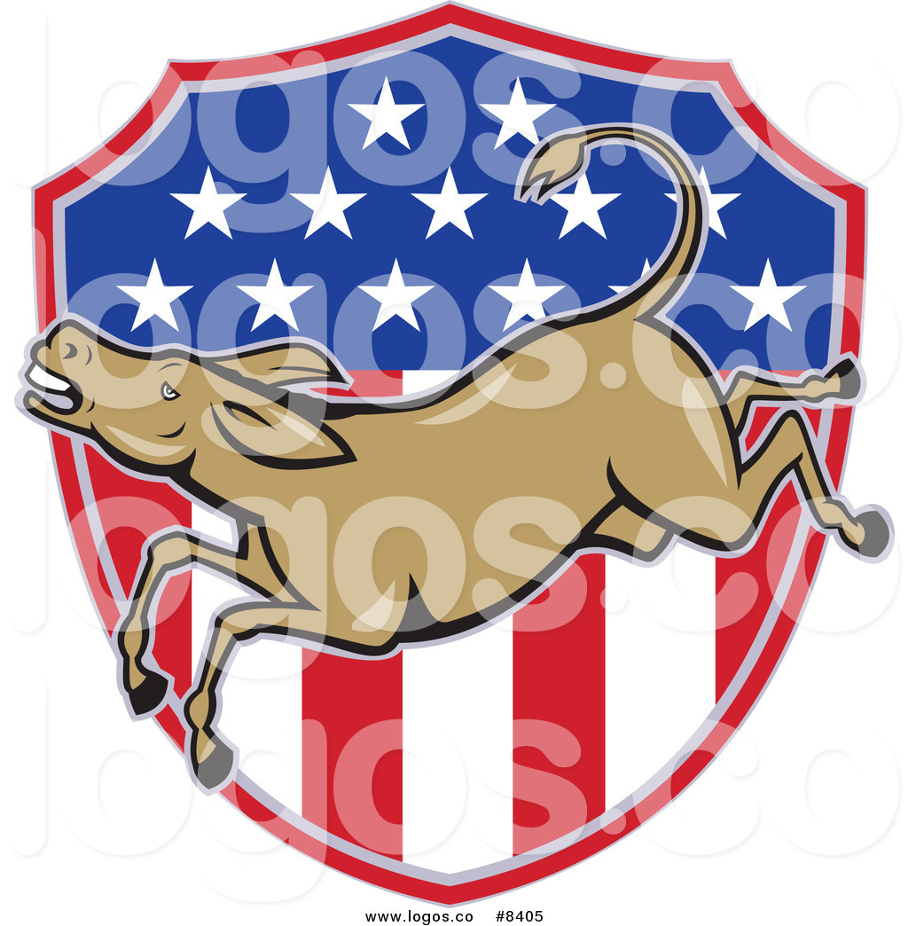 1024x1044 Royalty Free Clip Art Vector Democratic Party Donkey Bucking Over