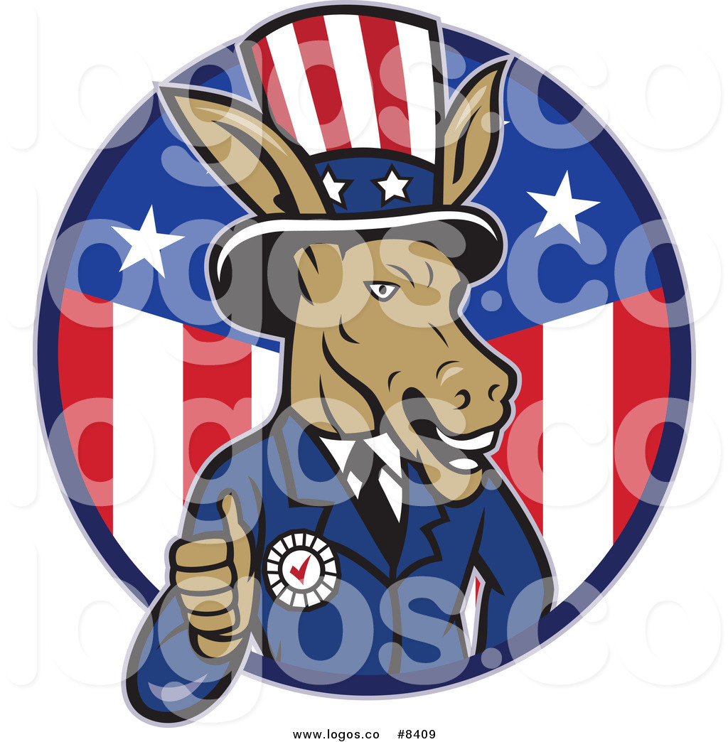 1024x1044 Royalty Free Clip Art Vector Logo Of A Democratic Party Donkey