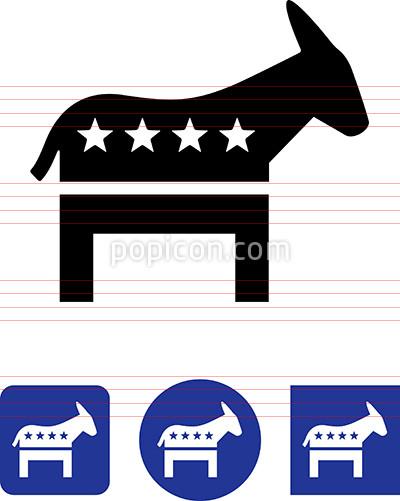400x501 Democrat Icon