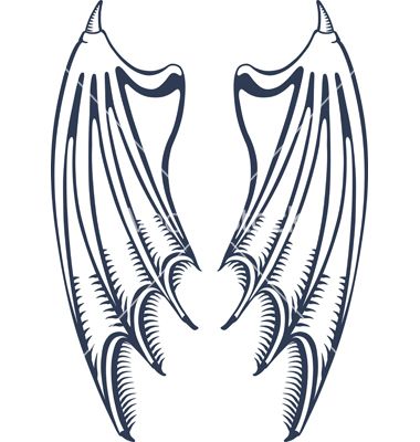 Devil Wings Vector +by+arlatis On Stencils 380x400 Devil Wings Vector +by+arlatis On Stencils