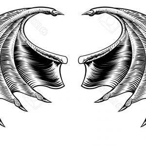 Photostock Vector A Demon Dragon Or Vampire Bat Wings Horror 300x300 Photostock Vector A Demon Dragon Or Vampire Bat Wings Horror