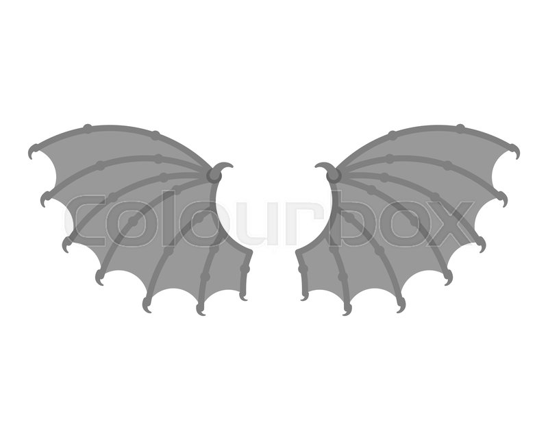 Wings Demon Isolated Wing Devil Stock Vector Colourbox 800x642 Wings Demon Isolated Wing Devil Stock Vector Colourbox