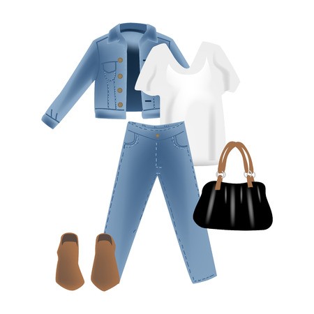 Vector Realism Illustration With Modern Look Jeans Denim Jacket 450x450 Vector Realism Illustration With Modern Look Jeans Denim Jacket