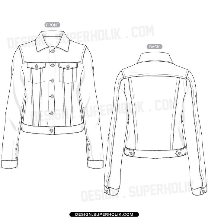 Nice Denim Jacket Template 689x725 Nice Denim Jacket Template