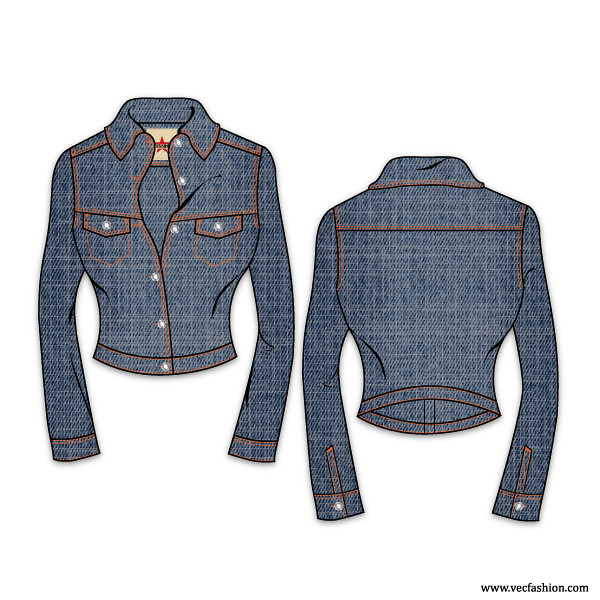 Womens Denim Jacket Vector Template This Is A Short Body 600x600 Womens Denim Jacket Vector Template This Is A Short Body